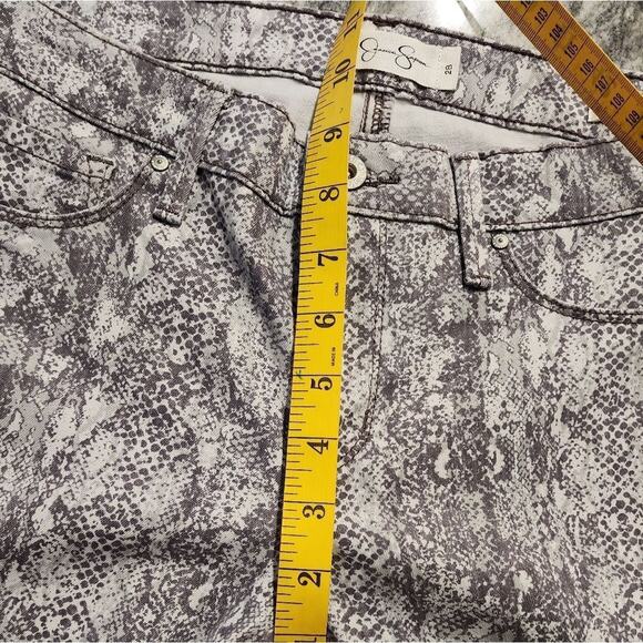 Jessica simpson python snakeskin kids me super skinny jeans‎ size 28 - Picture 8 of 9